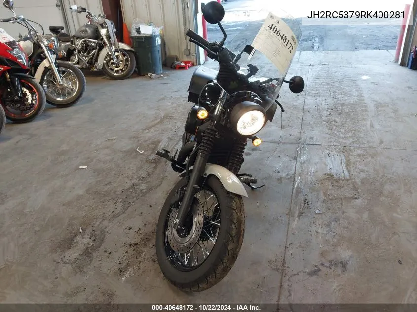 2024 Honda Vt750 C2B VIN: JH2RC5379RK400281 Lot: 40648172