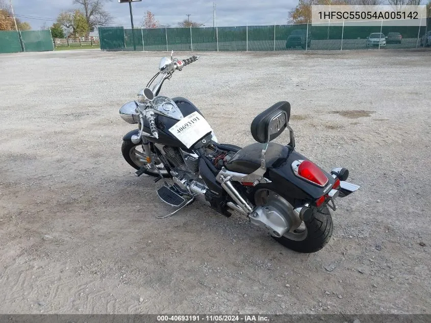 2004 Honda Vtx1300 C VIN: 1HFSC55054A005142 Lot: 40693191