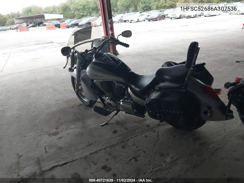 2006 Honda Vtx1300 R VIN: 1HFSC52686A307536 Lot: 40721639