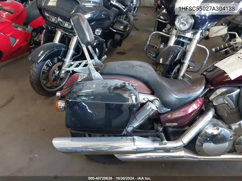 2007 Honda Vtx1300 C VIN: 1HFSC55027A304138 Lot: 40720638