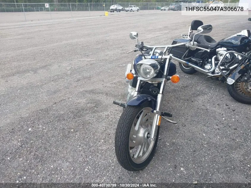 2007 Honda Vtx1300 C VIN: 1HFSC55047A306678 Lot: 40730799