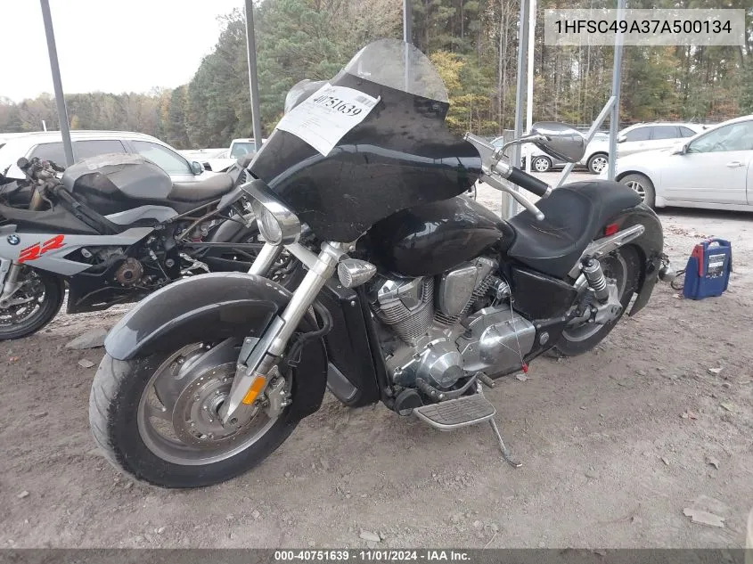 2007 Honda Vtx1800 N1 VIN: 1HFSC49A37A500134 Lot: 40751639