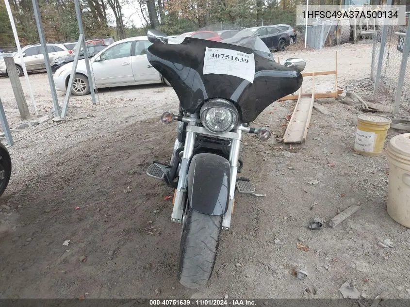 2007 Honda Vtx1800 N1 VIN: 1HFSC49A37A500134 Lot: 40751639