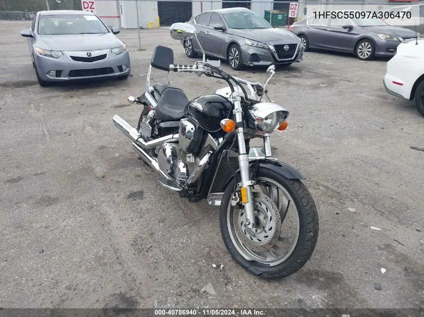 2007 Honda Vtx1300 C VIN: 1HFSC55097A306470 Lot: 40786940