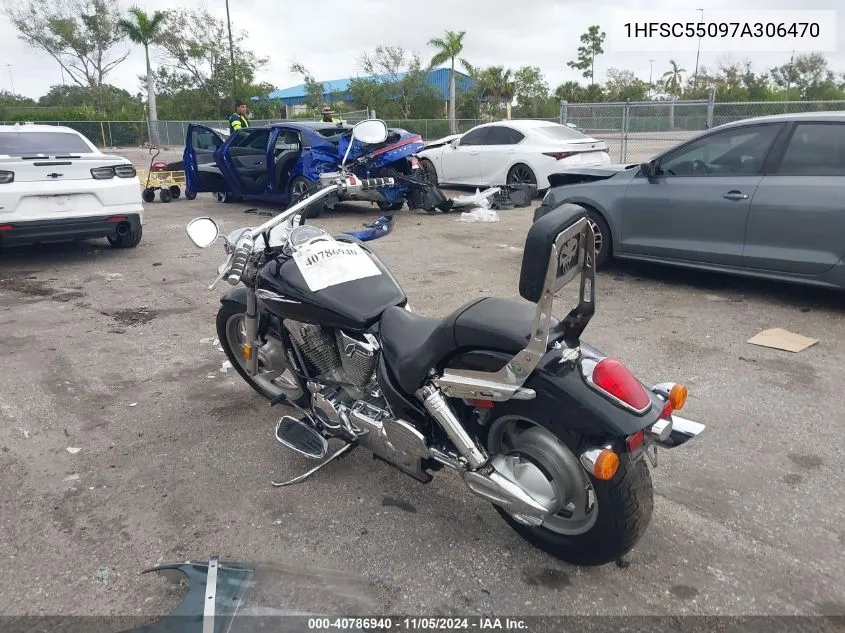 2007 Honda Vtx1300 C VIN: 1HFSC55097A306470 Lot: 40786940