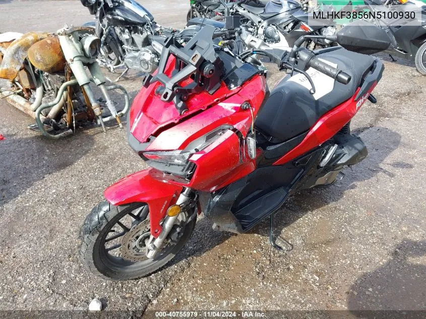 MLHKF3856N5100930 2022 Honda Adv150 A