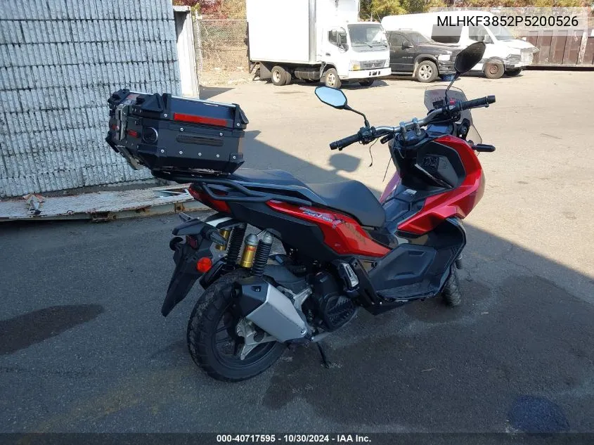 2023 Honda Adv150 A VIN: MLHKF3852P5200526 Lot: 40717595