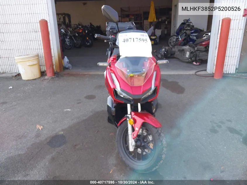 2023 Honda Adv150 A VIN: MLHKF3852P5200526 Lot: 40717595