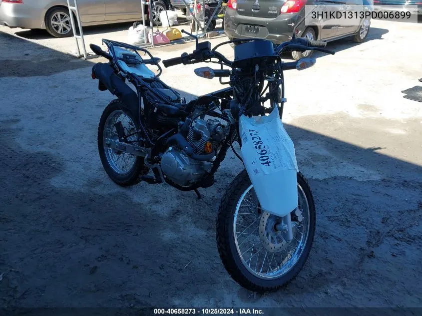 2023 Honda Xr150L E VIN: 3H1KD1313PD006899 Lot: 40658273