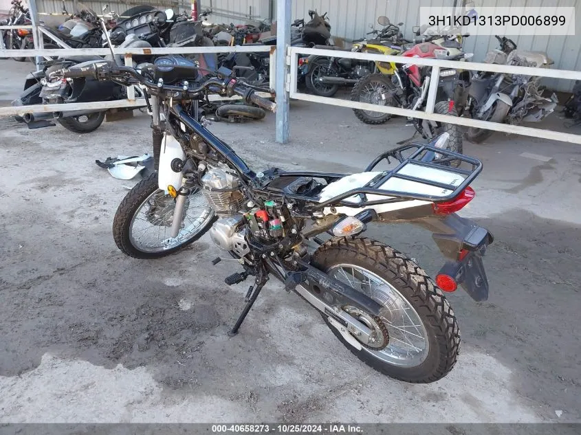 2023 Honda Xr150L E VIN: 3H1KD1313PD006899 Lot: 40658273