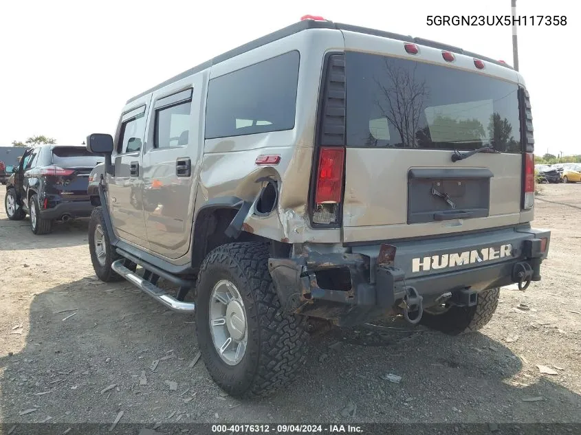 5GRGN23UX5H117358 2005 Hummer H2 Suv