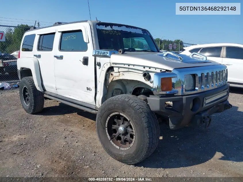 2006 Hummer H3 Suv VIN: 5GTDN136468292148 Lot: 40259752