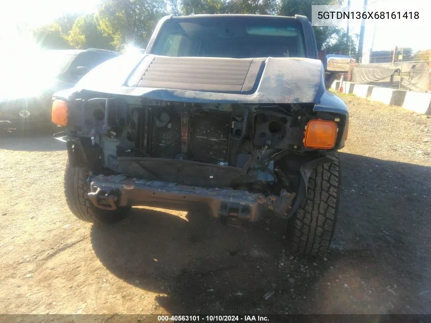 5GTDN136X68161418 2006 Hummer H3 Suv