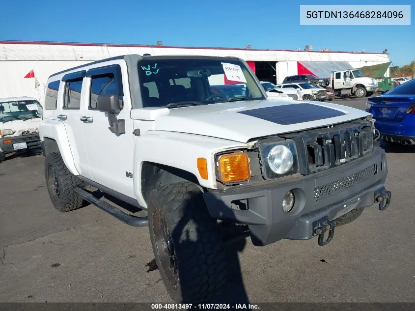 2006 Hummer H3 Suv VIN: 5GTDN136468284096 Lot: 40813497