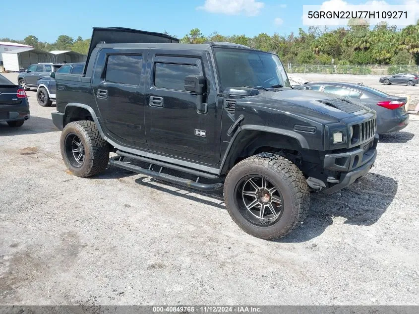 2007 Hummer H2 Sut VIN: 5GRGN22U77H109271 Lot: 40849765