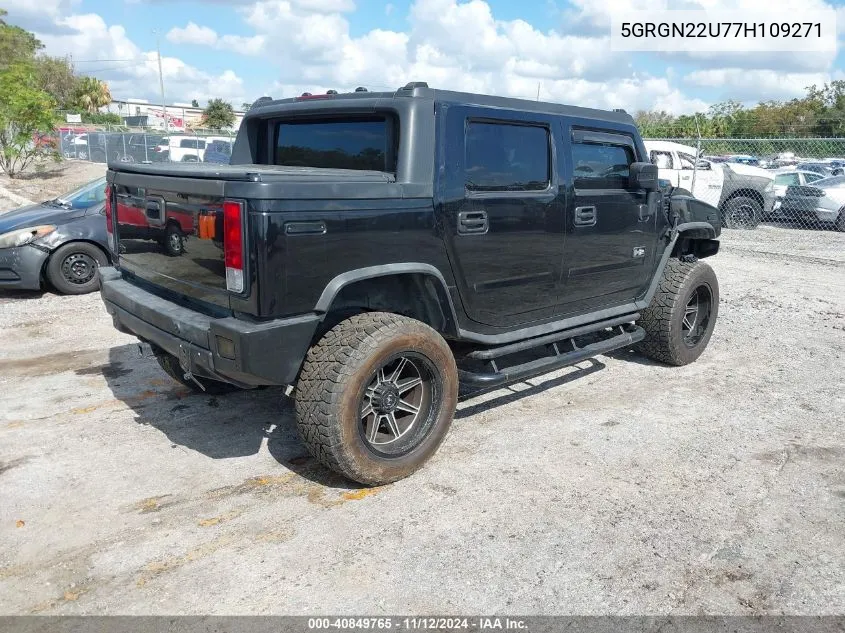 2007 Hummer H2 Sut VIN: 5GRGN22U77H109271 Lot: 40849765