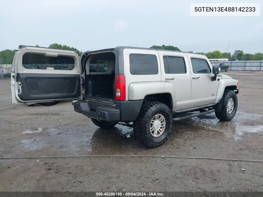 2008 Hummer H3 Suv VIN: 5GTEN13E488142233 Lot: 40256158