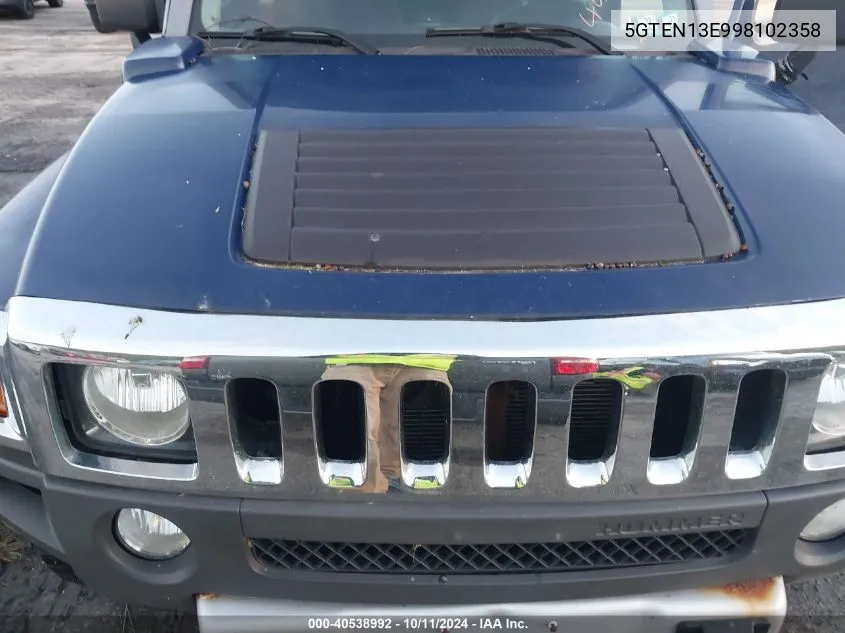 5GTEN13E998102358 2009 Hummer H3 Suv