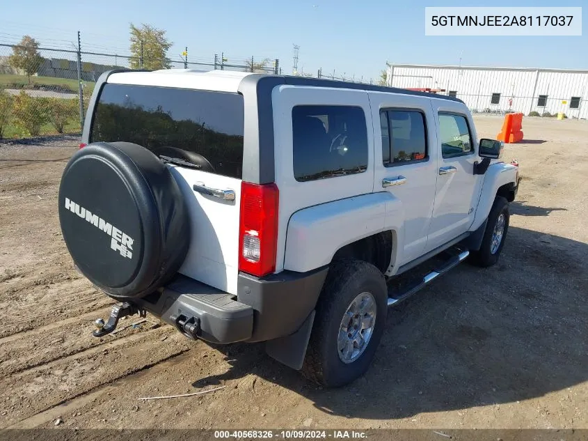 2010 Hummer H3 Suv Luxury VIN: 5GTMNJEE2A8117037 Lot: 40568326