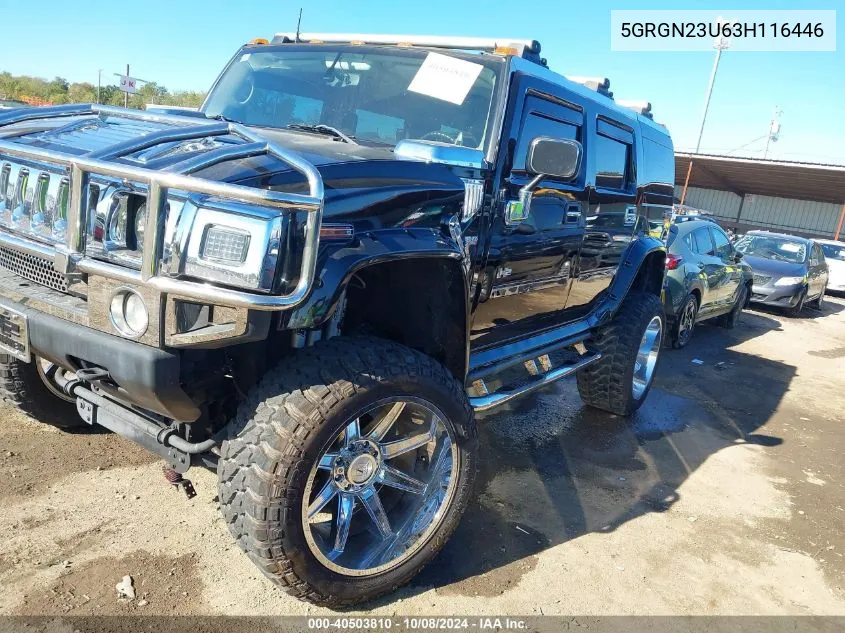 5GRGN23U63H116446 2003 Hummer H2