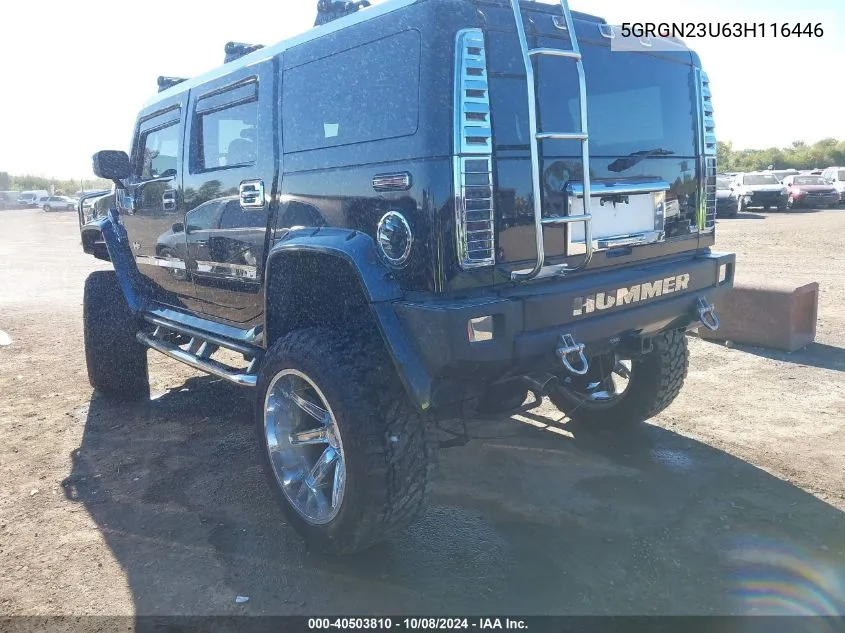 5GRGN23U63H116446 2003 Hummer H2