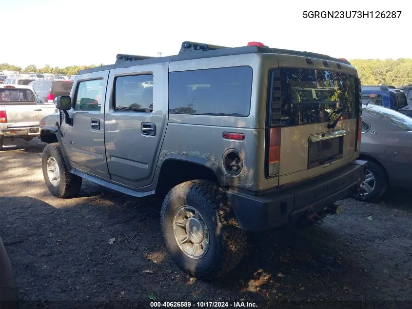 5GRGN23U73H126287 2003 Hummer H2