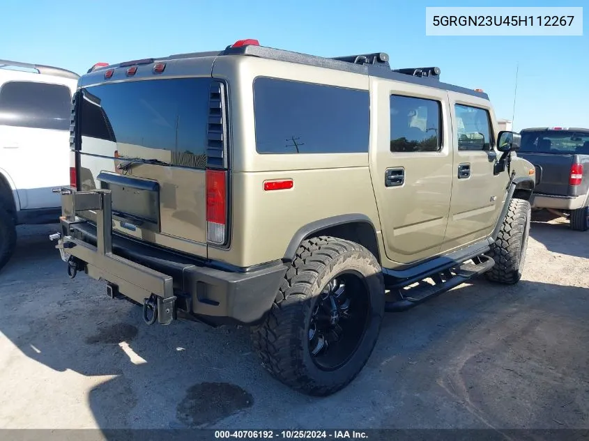 2005 Hummer H2 Suv VIN: 5GRGN23U45H112267 Lot: 40706192