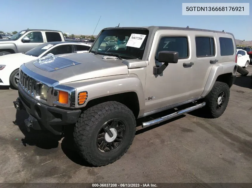 5GTDN136668176921 2006 Hummer H3 Suv