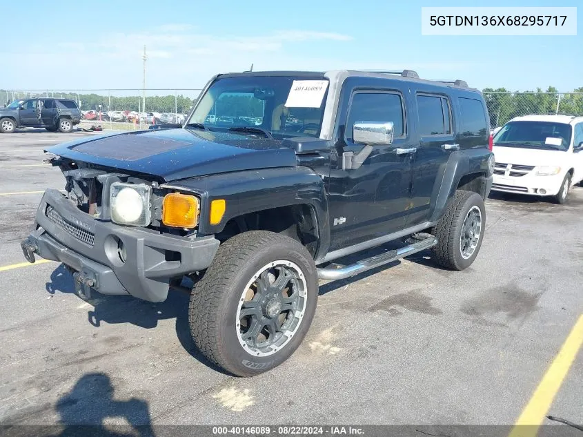 5GTDN136X68295717 2006 Hummer H3 Suv