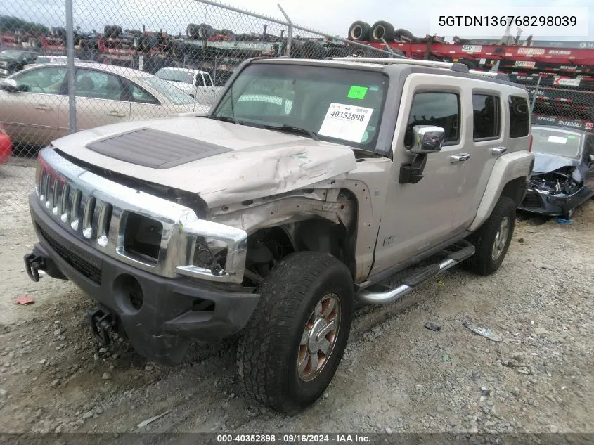 2006 Hummer H3 Suv VIN: 5GTDN136768298039 Lot: 40352898