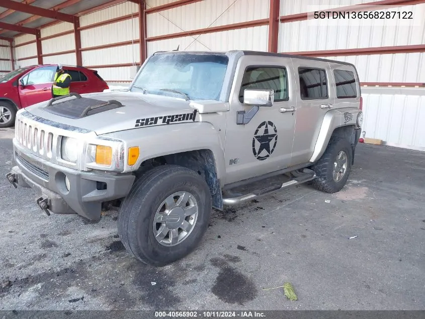 5GTDN136568287122 2006 Hummer H3 Suv