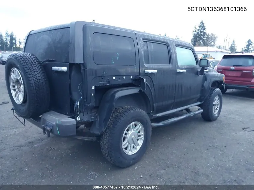 5GTDN136368101366 2006 Hummer H3 Suv