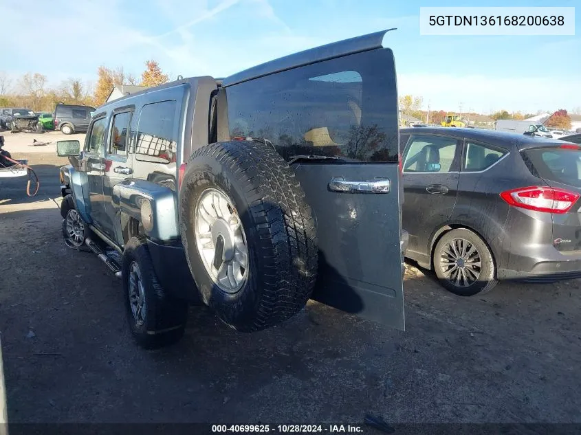 5GTDN136168200638 2006 Hummer H3 Suv