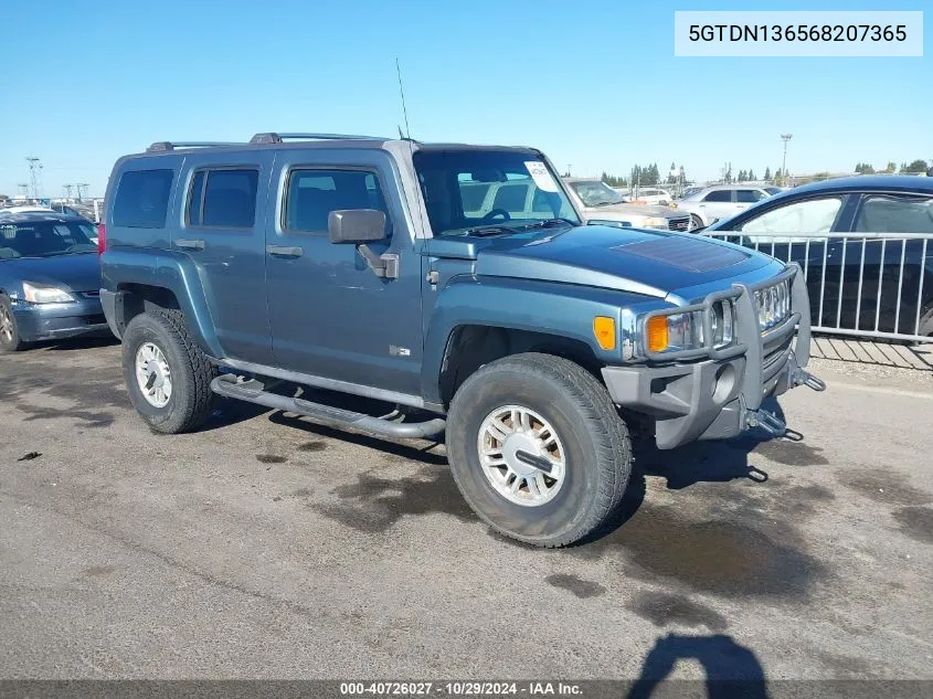 5GTDN136568207365 2006 Hummer H3 Suv