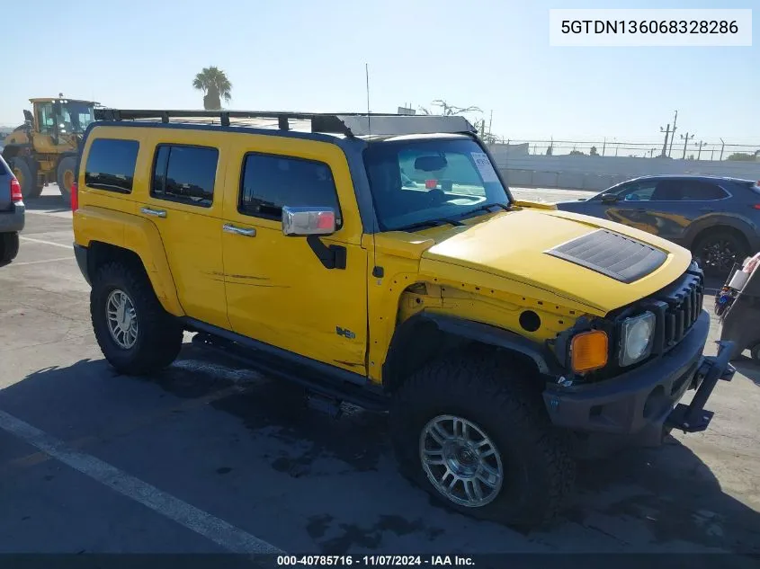 2006 Hummer H3 Suv VIN: 5GTDN136068328286 Lot: 40785716