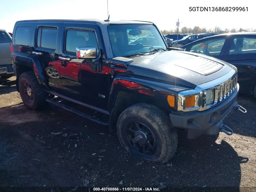 2006 Hummer H3 Suv VIN: 5GTDN136868299961 Lot: 40788866