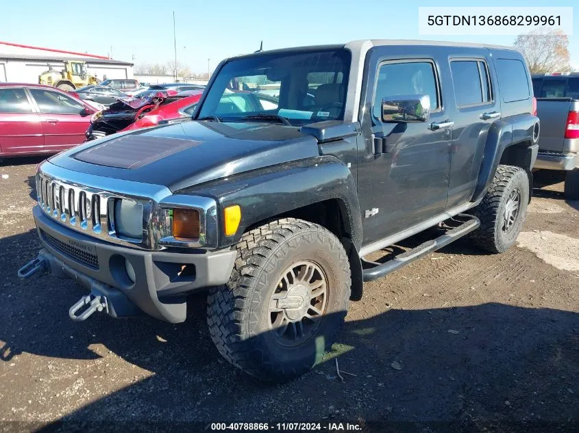 2006 Hummer H3 Suv VIN: 5GTDN136868299961 Lot: 40788866