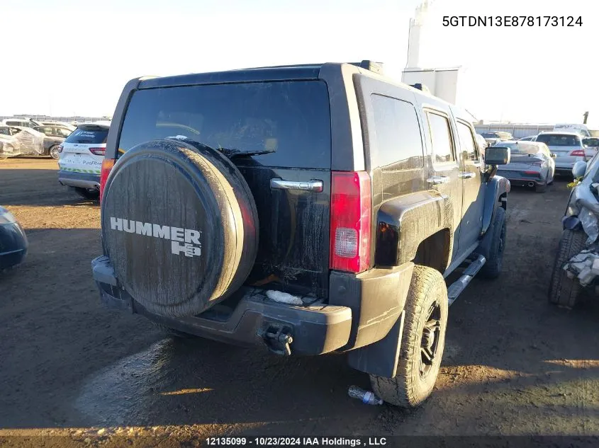 5GTDN13E878173124 2007 Hummer H3