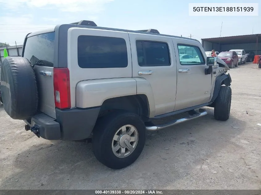 5GTEN13E188151939 2008 Hummer H3