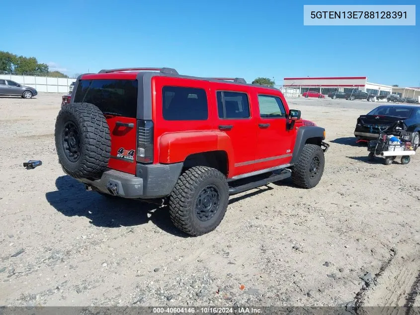 5GTEN13E788128391 2008 Hummer H3 Suv