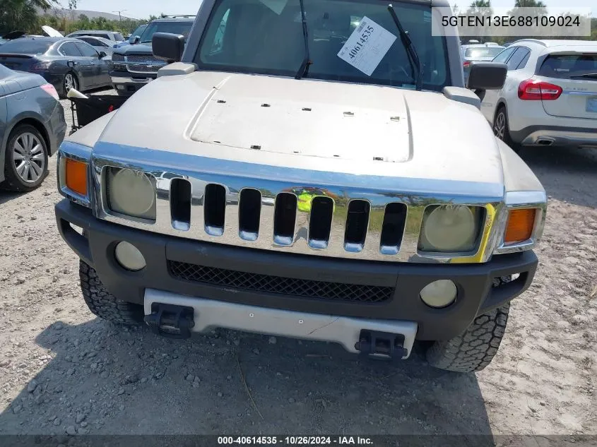 2008 Hummer H3 Suv VIN: 5GTEN13E688109024 Lot: 40614535