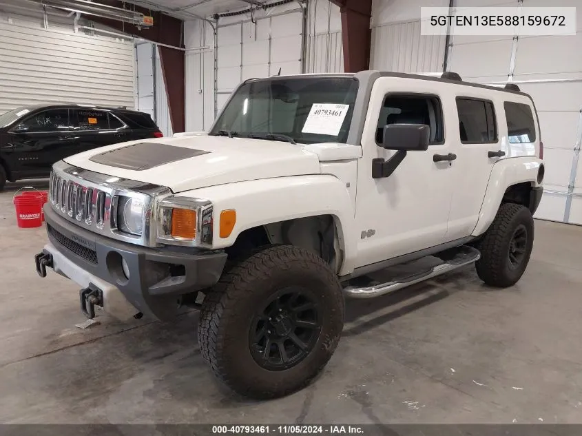 5GTEN13E588159672 2008 Hummer H3 Suv