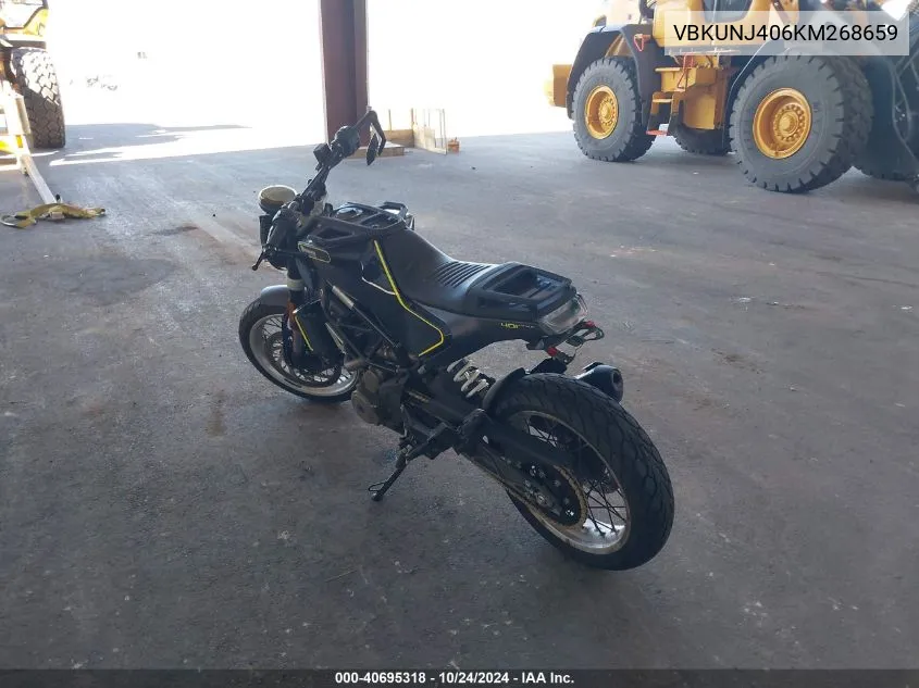 2019 Husqvarna Svartpilen 401 VIN: VBKUNJ406KM268659 Lot: 40695318