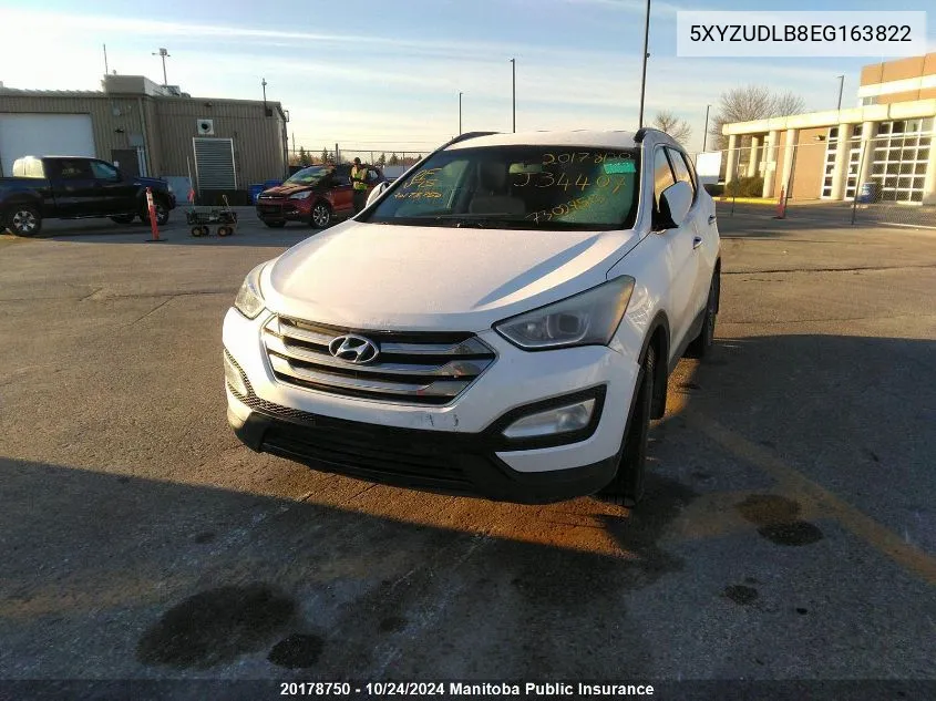 5XYZUDLB8EG163822 2014 Hyundai Santa Fe 2.4 Premium