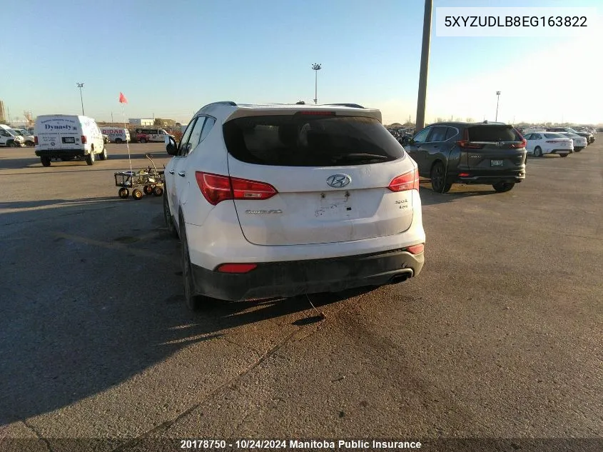 5XYZUDLB8EG163822 2014 Hyundai Santa Fe 2.4 Premium