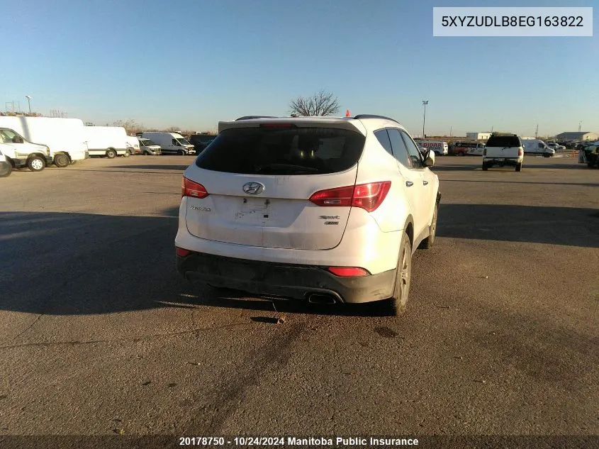 5XYZUDLB8EG163822 2014 Hyundai Santa Fe 2.4 Premium