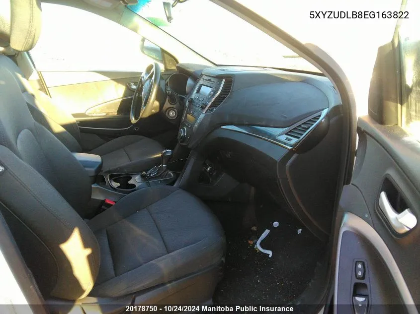 5XYZUDLB8EG163822 2014 Hyundai Santa Fe 2.4 Premium