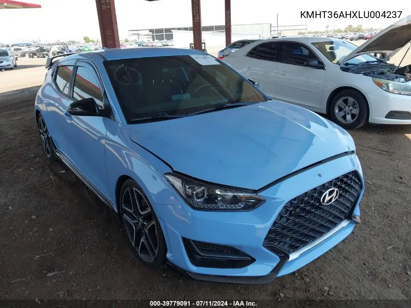 KMHT36AHXLU004237 2020 Hyundai Veloster N