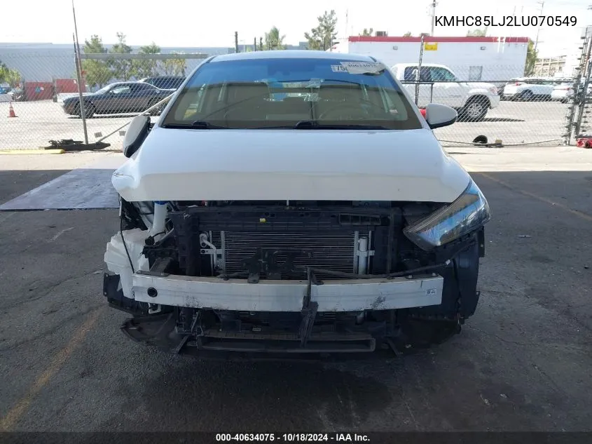 KMHC85LJ2LU070549 2020 Hyundai Ioniq Electric Limited