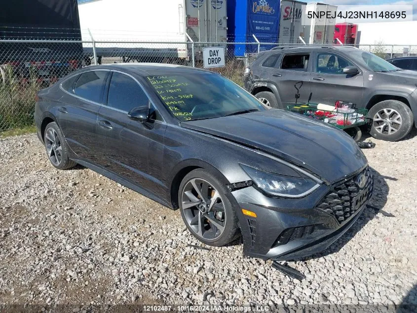 5NPEJ4J23NH148695 2022 Hyundai Sonata Sport 1.6T 4Dr